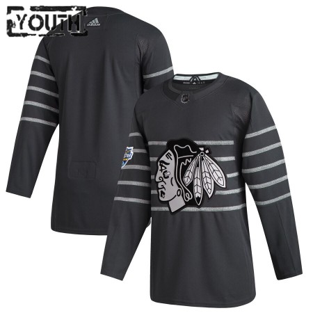 Chicago Blackhawks Blank Grijs Adidas 2020 NHL All-Star Authentic Shirt - Kinderen